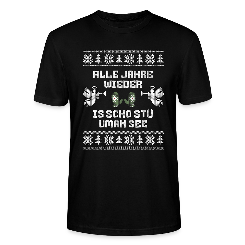 Is scho stü uman See - Bio T-Shirt Unisex - Schwarz