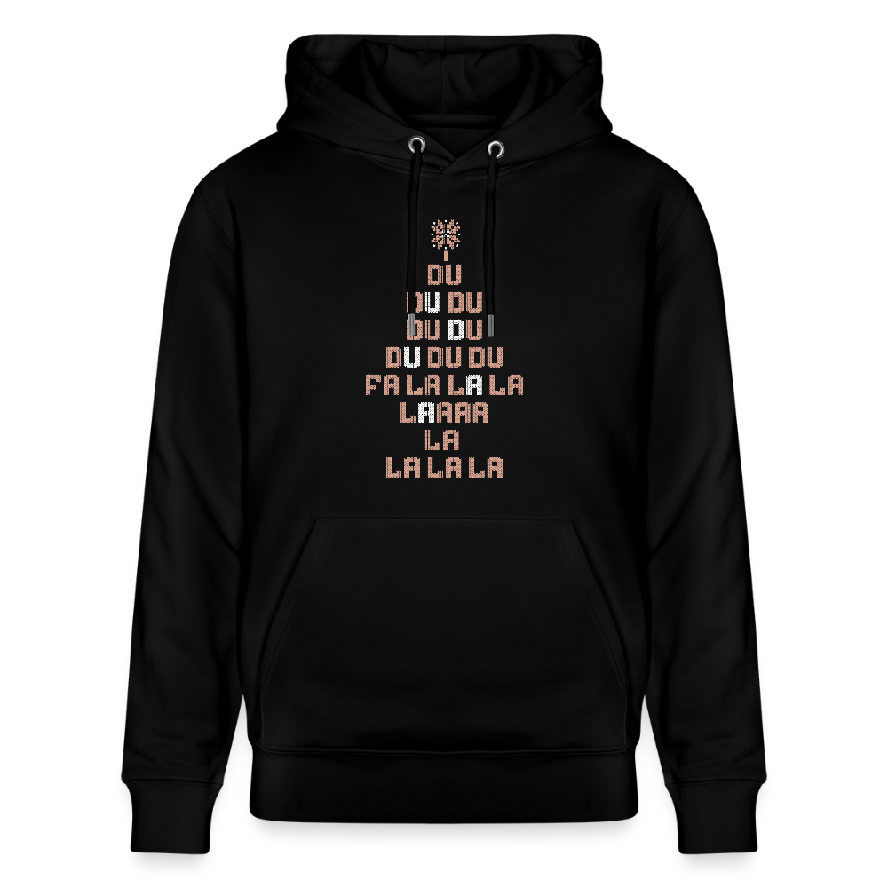 Falalalala - Unisex Bio-Hoodie - Schwarz