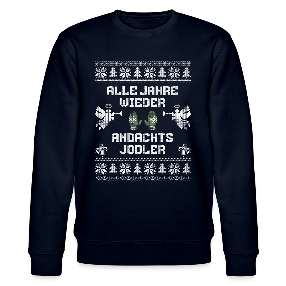Andachtsjodler - Bio-Sweatshirt Unisex - Navy
