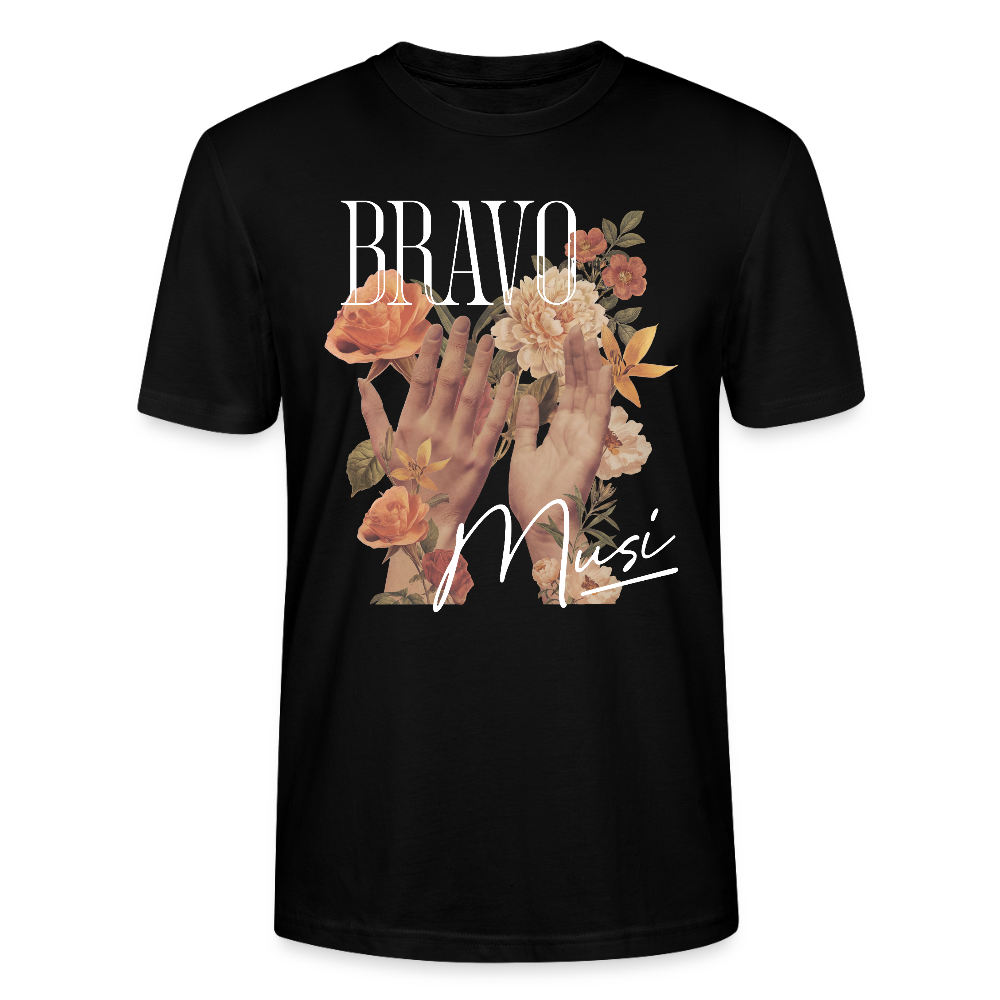 Musik Shirt "Bravo Musi" - Bio Standard Unisex - Schwarz