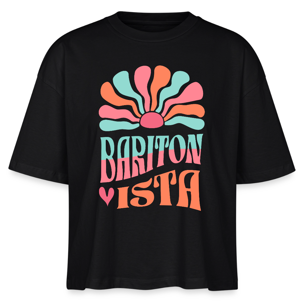 Baritonista - Bariton/Tenorhorn - Bio T-Shirt Cropped - Schwarz