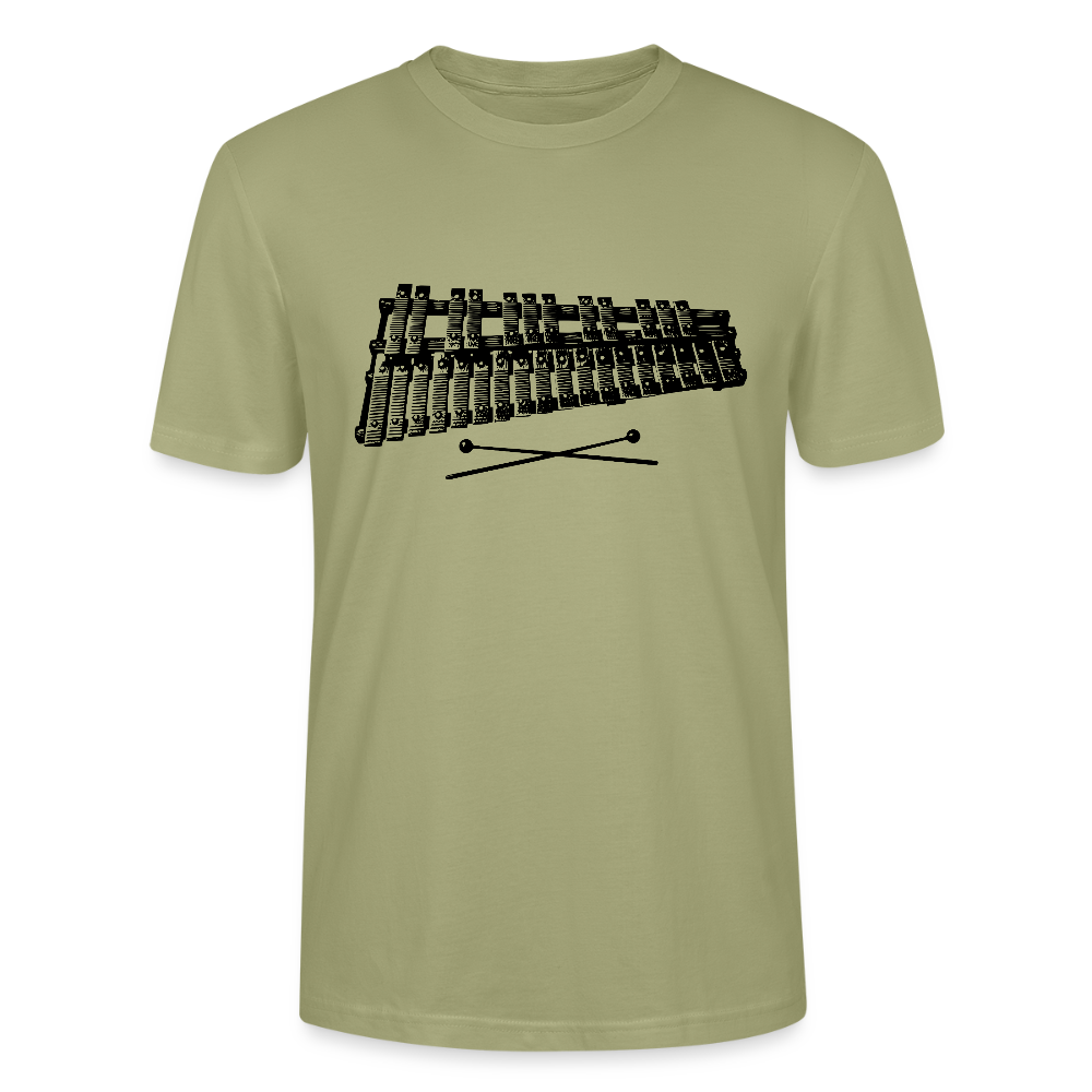 Stabspiele - schwarz - Bio T-Shirt Standard Unisex - Nebelgrün