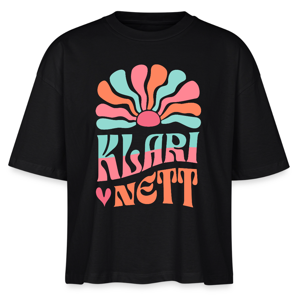 Klarinett - Klarinette - Bio-T-Shirt Cropped - Schwarz