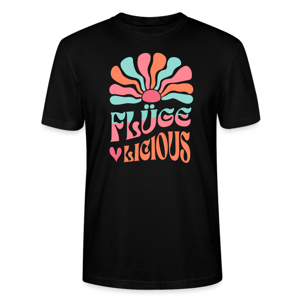 Flügelicious - Flügelhorn - Bio T-Shirt Standard - Schwarz