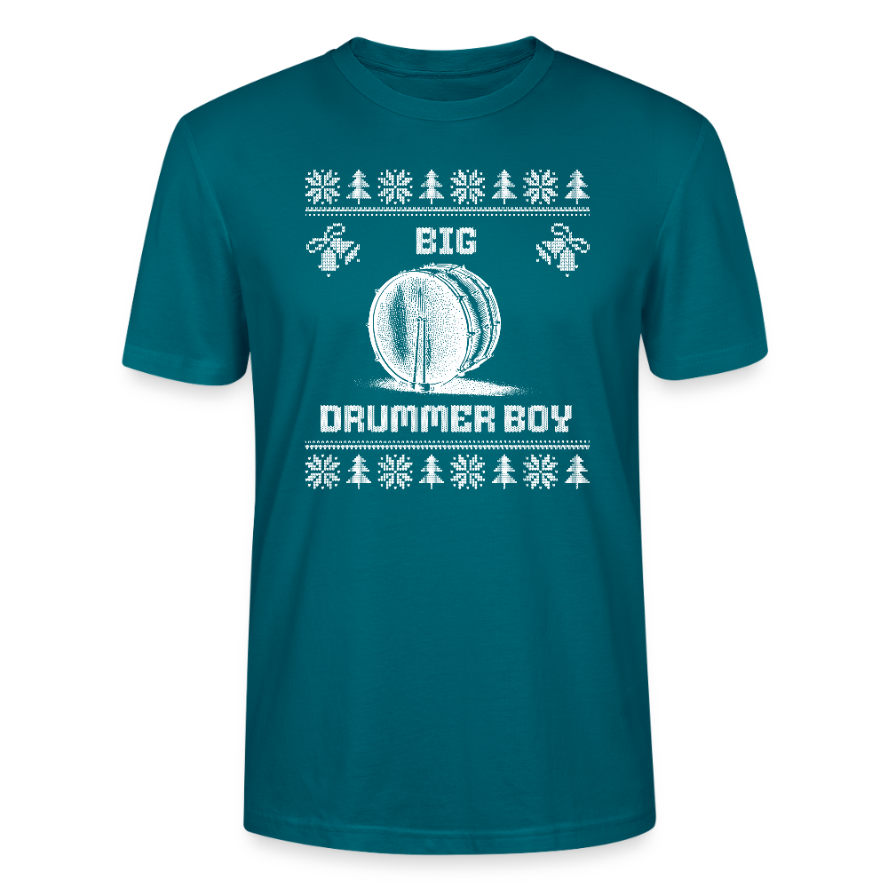 Big Drummer Boy - große Trommel - Bio T-Shirt Unisex - Ozeanblau