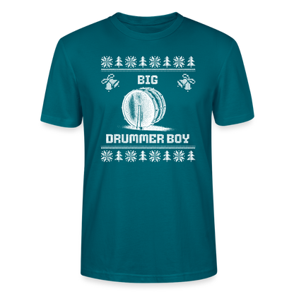 Big Drummer Boy - große Trommel - Bio T-Shirt Unisex - Ozeanblau