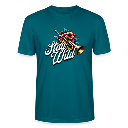 Stay Wild - Trompete - T-Shirt Unisex - Ozeanblau