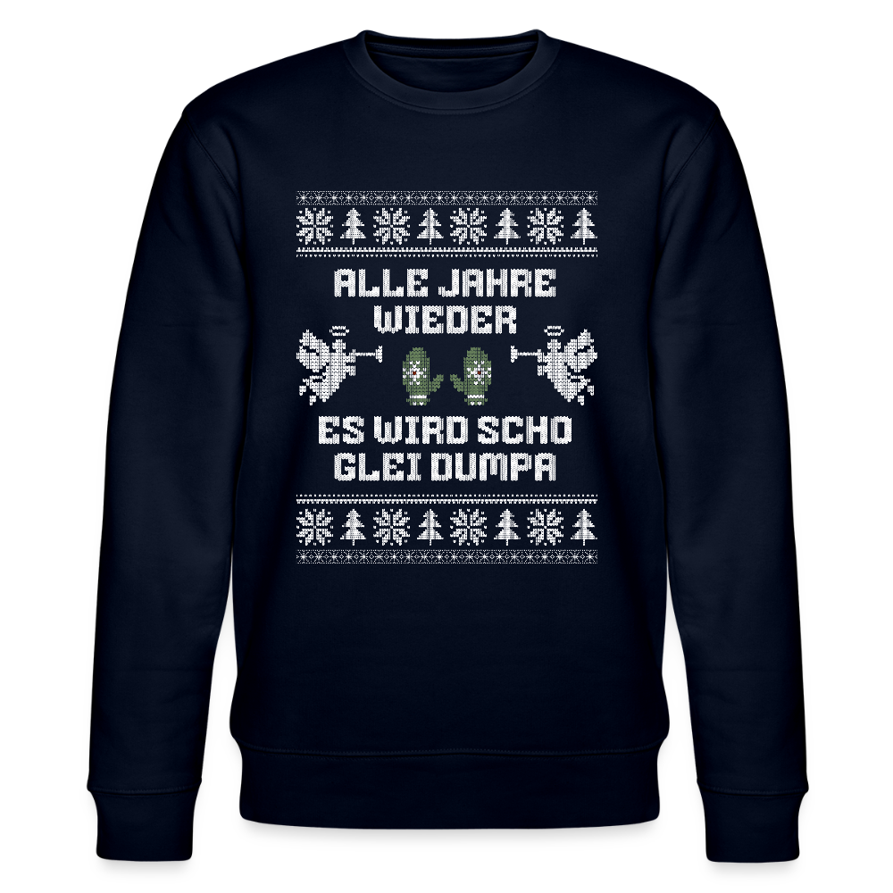 Es wird scho glei dumpa - Bio-Sweatshirt Unisex - Navy