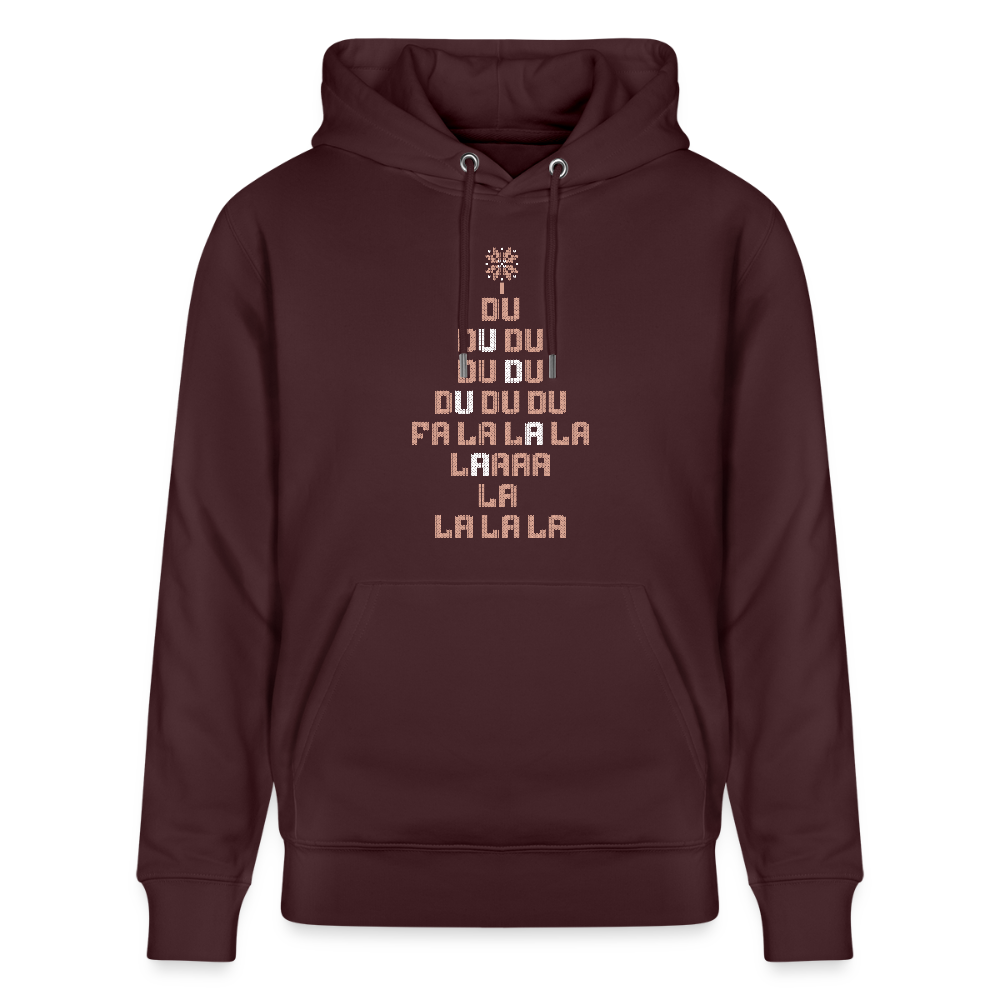 Falalalala - Unisex Bio-Hoodie - Maroon