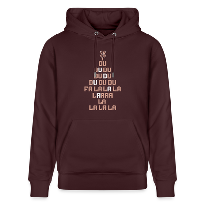 Falalalala - Unisex Bio-Hoodie - Maroon