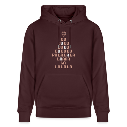 Falalalala - Unisex Bio-Hoodie - Maroon