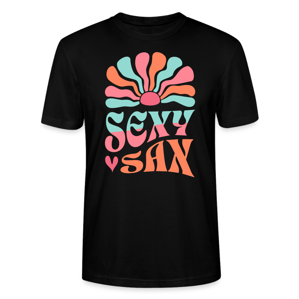Sexy Sax - Saxophon - Bio T-Shirt Standard - Schwarz