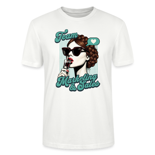 Team Marketing & Sales - Marketender*innen - T-Shirt Standard Unisex - Weiß