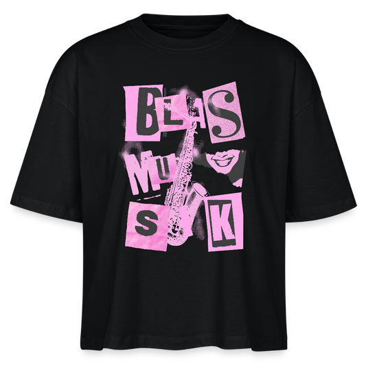 ⚡️Blasmusik - Saxophon - Bio-T-Shirt Frauen - Schwarz