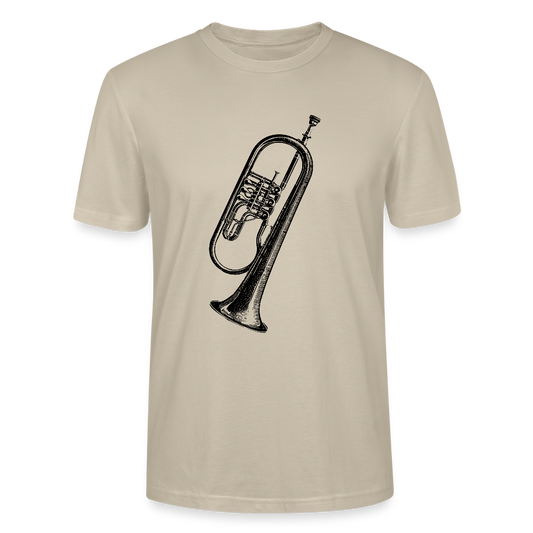 Flügelhorn - schwarz - Bio T-Shirt Standard Unisex - Beige
