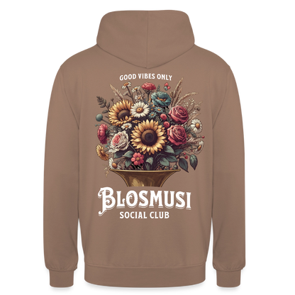 Blosmusi Social Club - Hoodie Unisex - Mokka