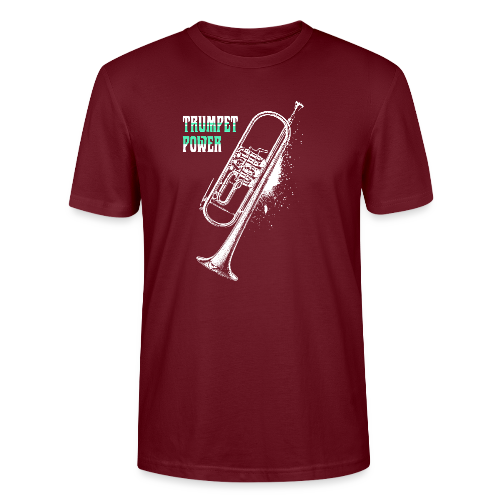 Trumpet Power - Trompete - T-Shirt Unisex - Burgunderrot