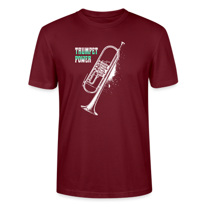Trumpet Power - Trompete - T-Shirt Unisex - Burgunderrot