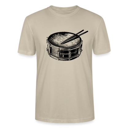 kleine Trommel - schwarz - Bio T-Shirt Standard Unisex - Beige