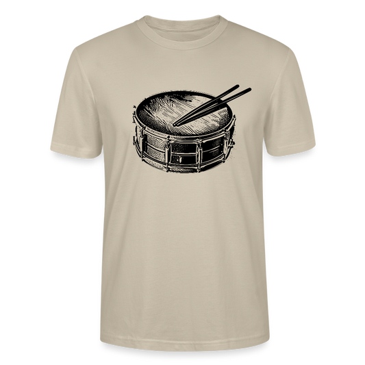 kleine Trommel - schwarz - Bio T-Shirt Standard Unisex - Beige