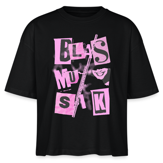 ⚡️Blasmusik - Querflöte - Bio-T-Shirt Frauen - Schwarz