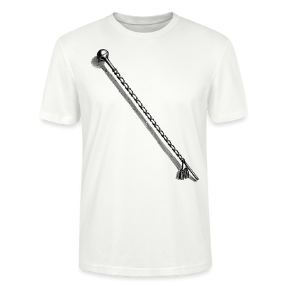 Tambourstab - schwarz - Bio T-Shirt Standard Unisex - Weiß