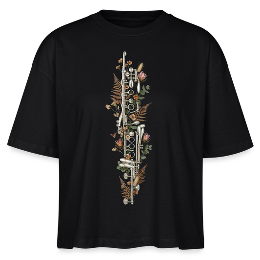 Klarinette - Spine - Bio T-Shirt Frauen - Schwarz