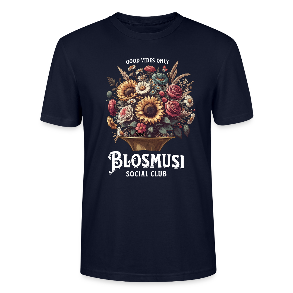 Blosmusi Social Club 2 - Bio T-Shirt Standard Unisex - Navy