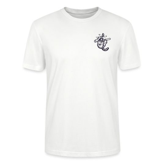 Struggle Waschbär - Posaune - Bio T-Shirt Standard - Weiß