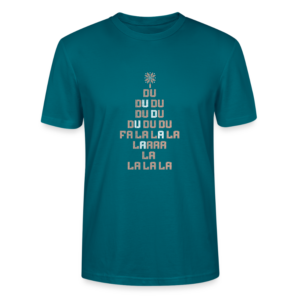 Falalalala - Bio T-Shirt Unisex - Ozeanblau