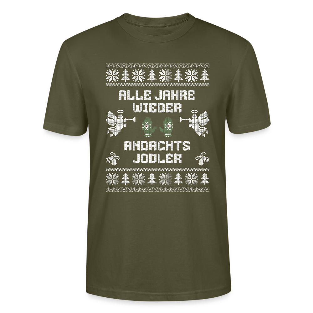 Andachtsjodler - Bio T-Shirt Unisex - Khaki