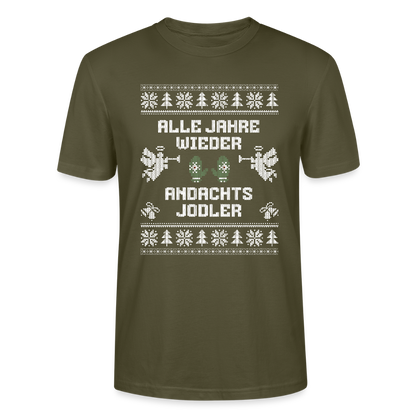Andachtsjodler - Bio T-Shirt Unisex - Khaki