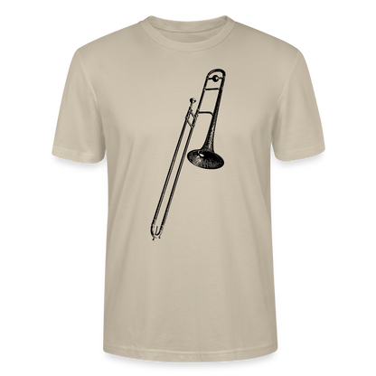Posaune - schwarz - Bio T-Shirt Standard Unisex - Beige