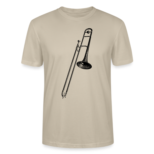 Posaune - schwarz - Bio T-Shirt Standard Unisex - Beige