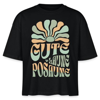 Posaune Shirt "Gute Laune" - Bio Standard Unisex - Schwarz