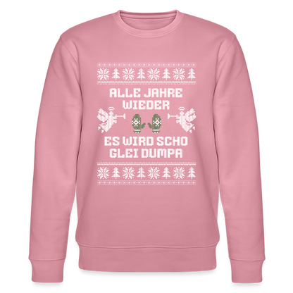 Es wird scho glei dumpa - Bio-Sweatshirt Unisex - Lila Traum