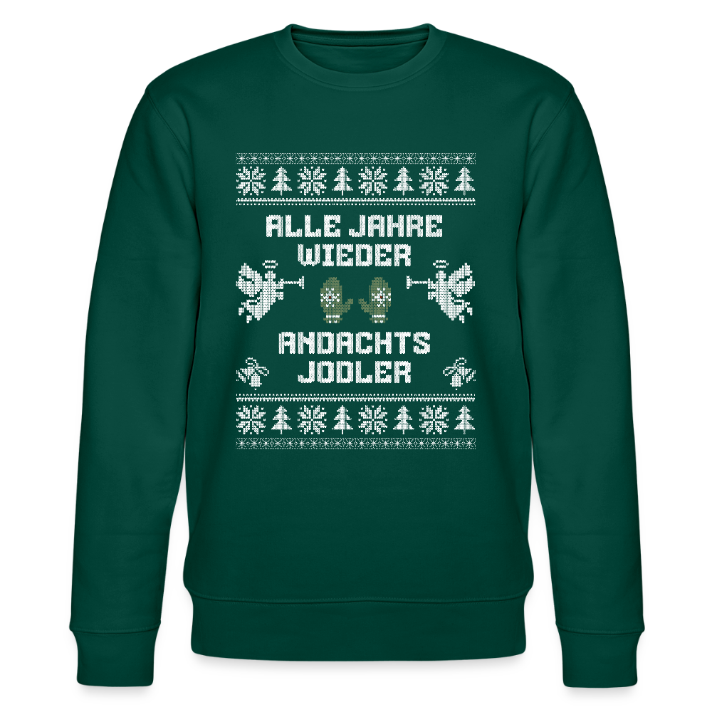 Andachtsjodler - Bio-Sweatshirt Unisex - Forest