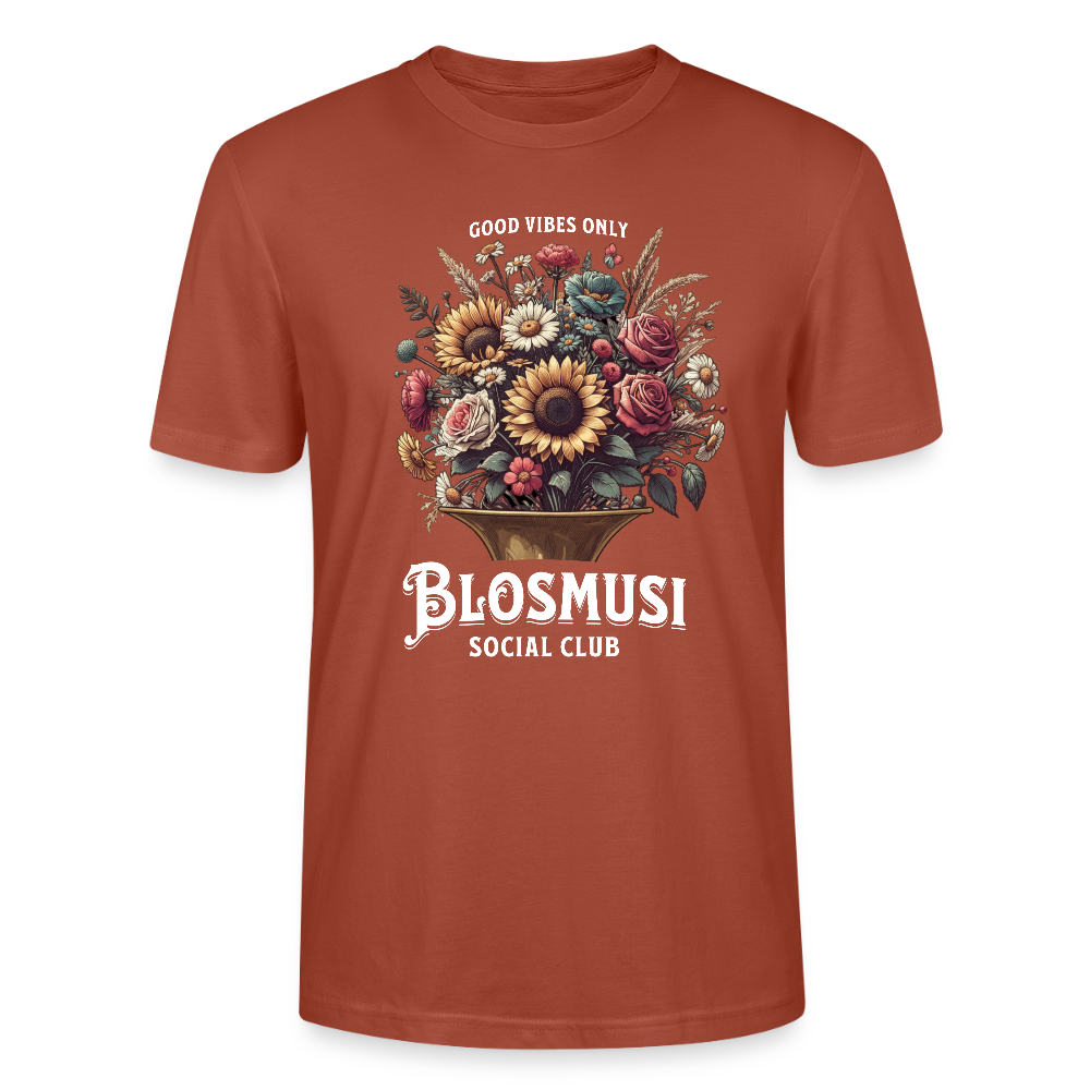 Blosmusi Social Club 2 - Bio T-Shirt Standard Unisex - Terrakotta