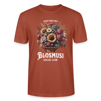 Blosmusi Social Club 2 - Bio T-Shirt Standard Unisex - Terrakotta
