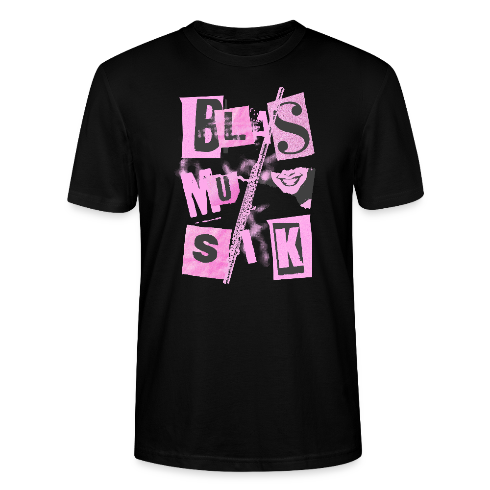 ⚡️Blasmusik - Querflöte - T-Shirt Standard Unisex - Schwarz
