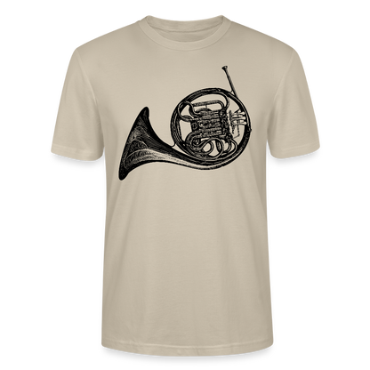 Waldhorn - schwarz - Bio T-Shirt Standard Unisex - Beige