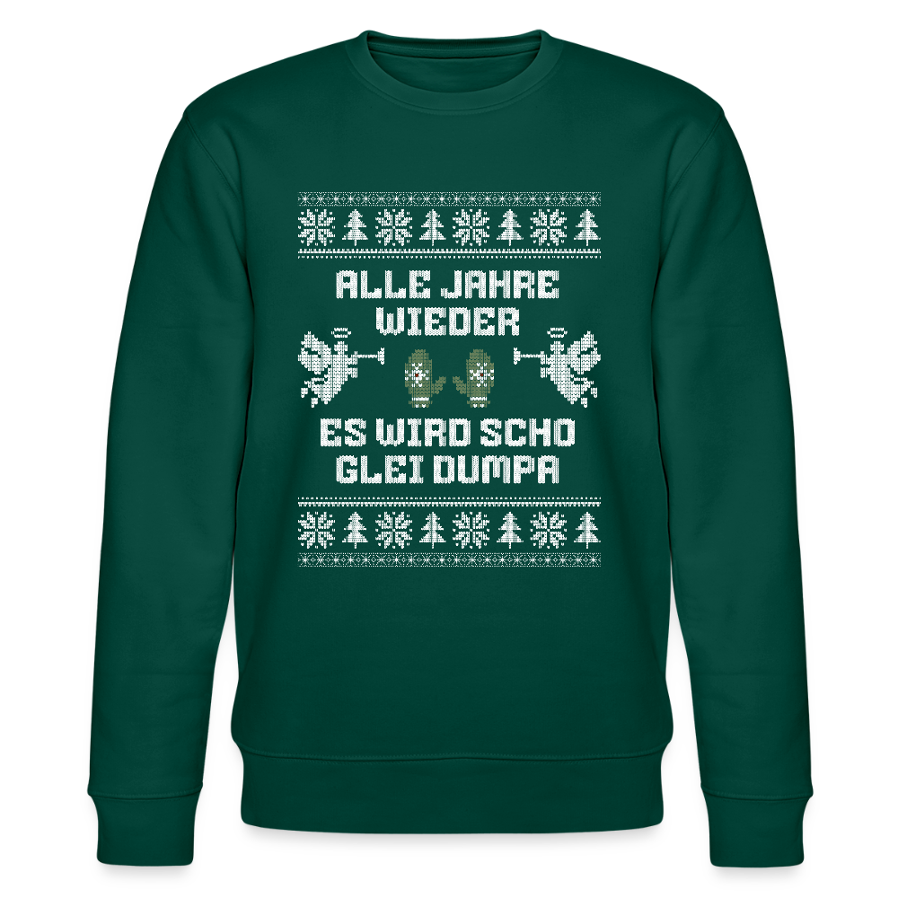 Es wird scho glei dumpa - Bio-Sweatshirt Unisex - Forest