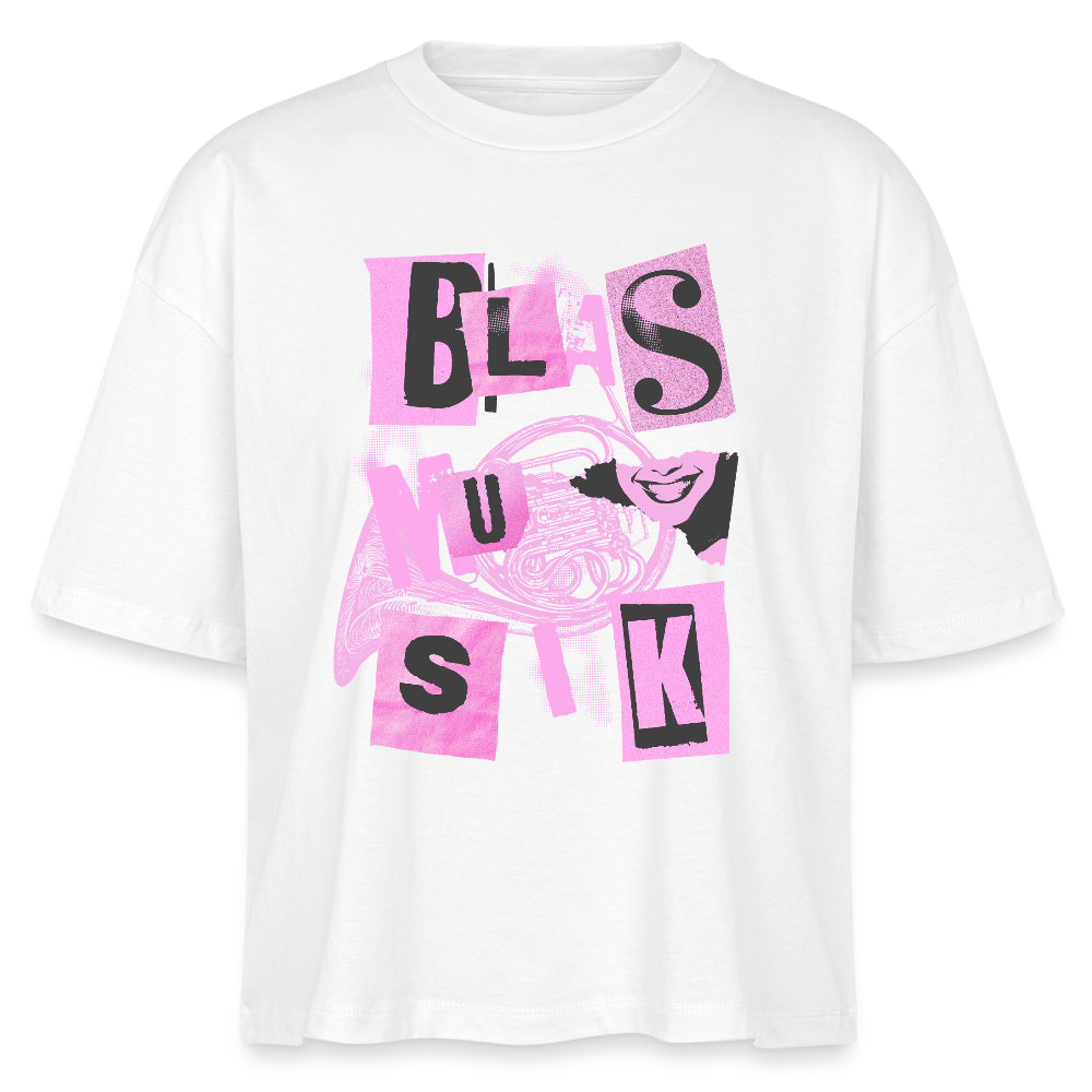 ⚡️Blasmusik - Horn - Bio-T-Shirt Frauen - Weiß