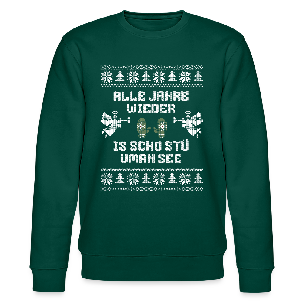 Is scho stü uman See - Bio-Sweatshirt Unisex - Forest