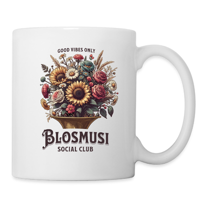 Tasse Blosmusi Social Club - Weiß