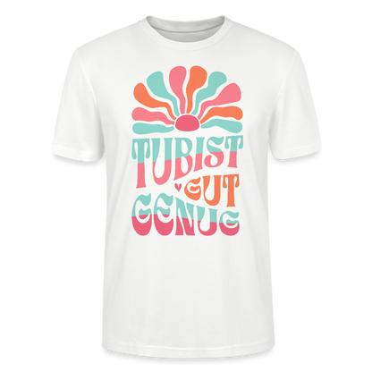 Tubist gut genug - Tuba - Bio T-Shirt Standard - Weiß