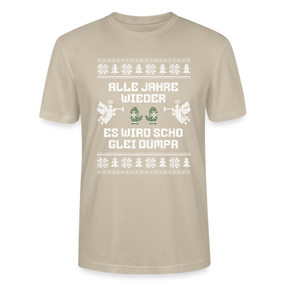 Es wird scho glei dumpa - Bio T-Shirt Unisex - Beige