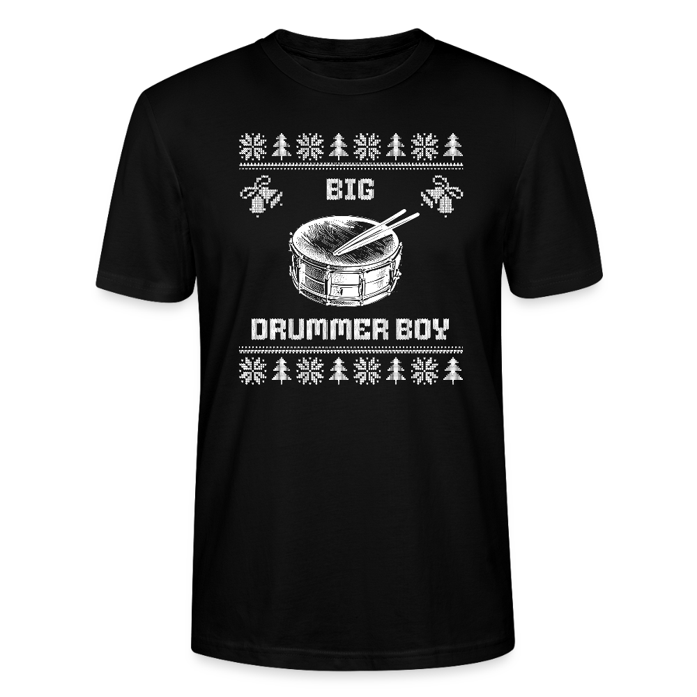 Big Drummer Boy - kleine Trommel - Bio T-Shirt Unisex - Schwarz