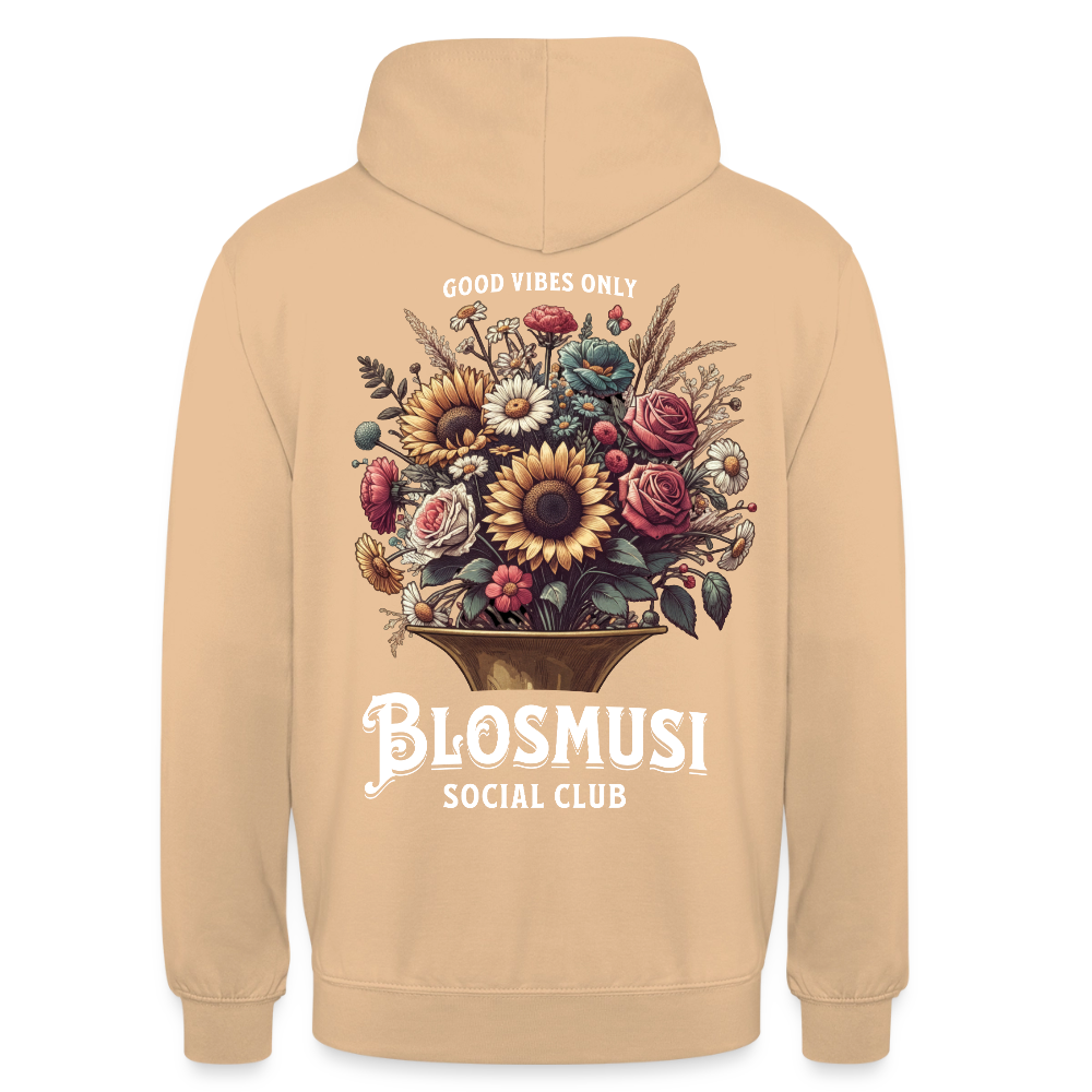 Blosmusi Social Club - Hoodie Unisex - Pfirsich