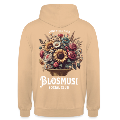 Blosmusi Social Club - Hoodie Unisex - Pfirsich
